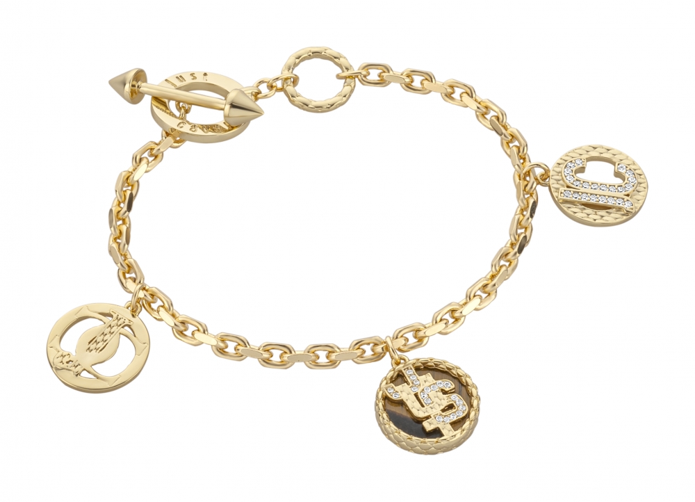 Bulgari 18k Gold BVLGARI Link Bracelet Golden ref.1095225 - Joli Closet