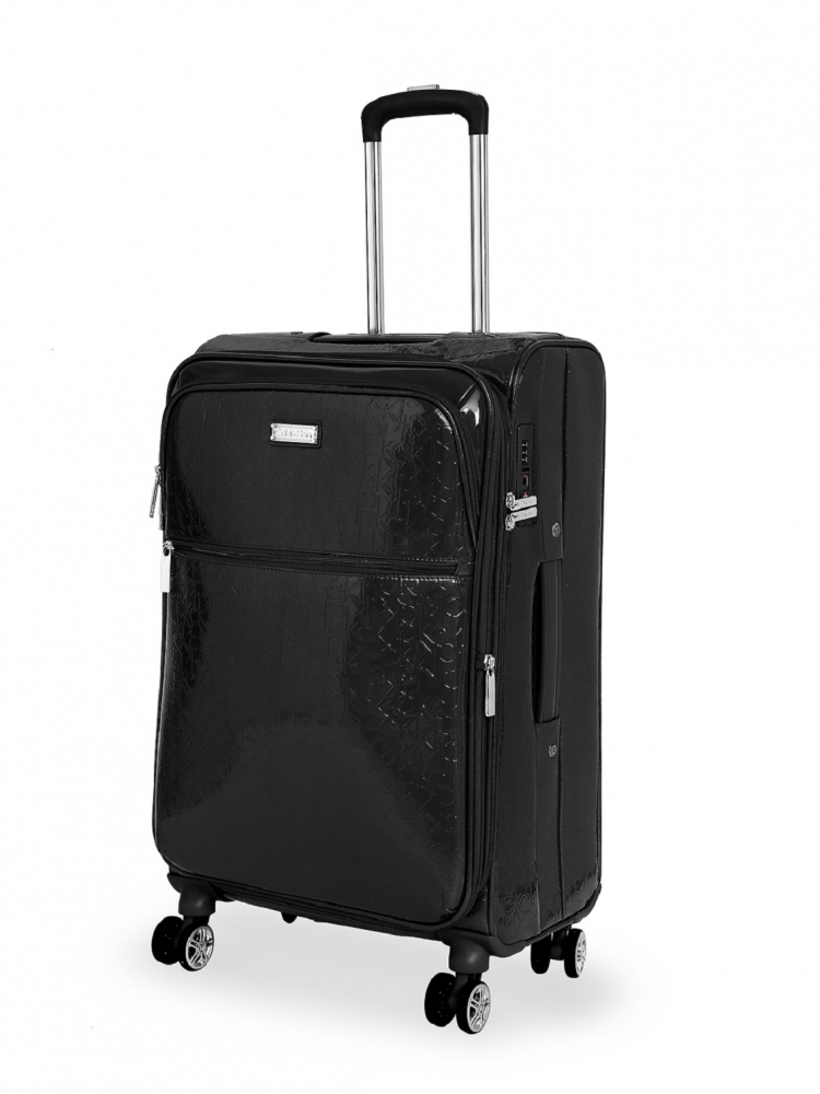 Calvin Klein Impression Soft Large Black Luggage Trolley