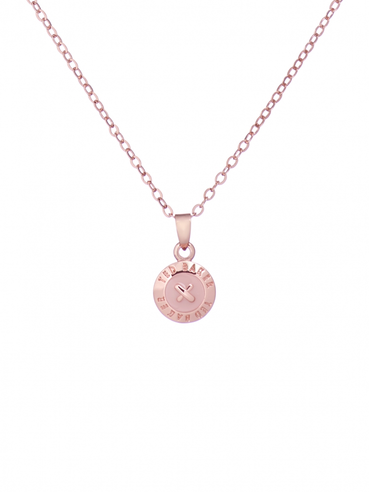 Elvina Enamel Mini Button Pendant