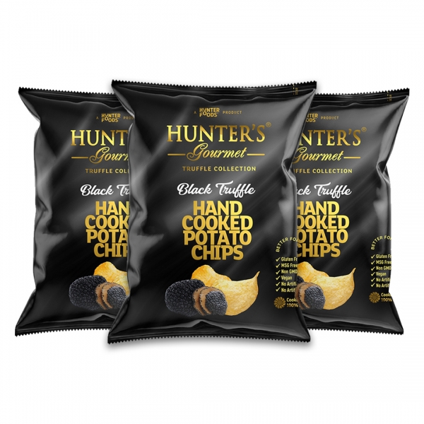 Black Truffle125gm (Pack of 3) Hand Cooked Potato Chips